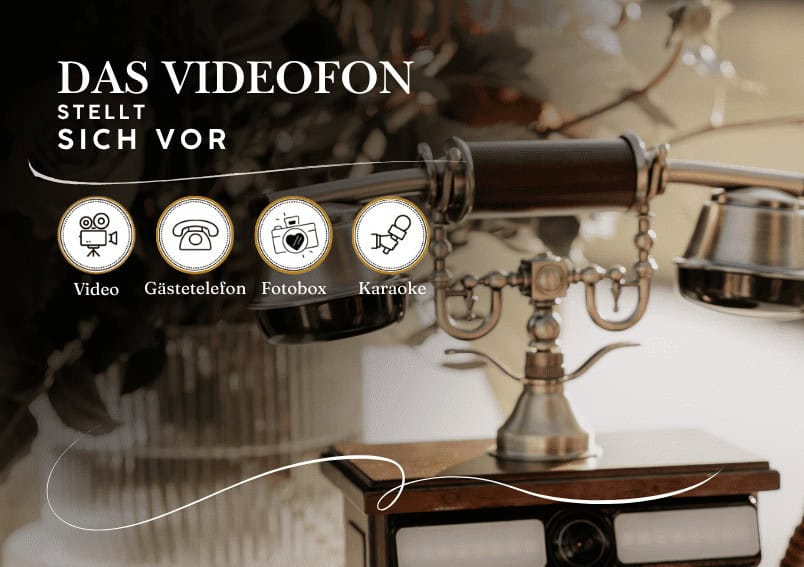 Das Videofon – die moderne Art, Erinnerungen an eure Hochzeit lebendig zu halten