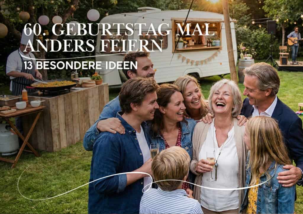 60. Geburtstag mal anders feiern – 13 besondere Ideen